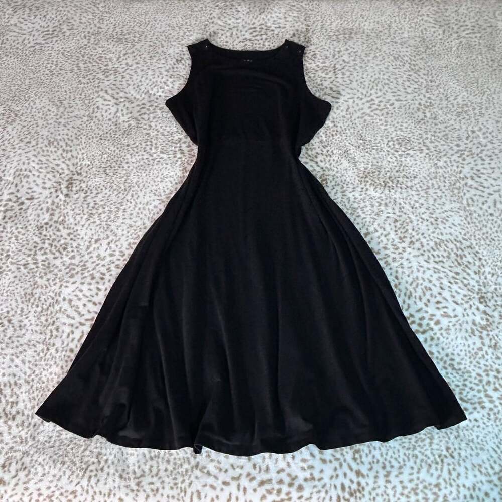 Croft & Barrow Dress Size XL Black Sleeveless